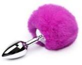 image115 Plug Anal con Cola de Conejo Bugs Morado