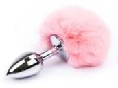 image117 Plug Anal con Cola de Conejo Bugs Rosado