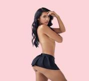 Mini falda Gadea Lerot Negro