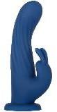 Vibrador Rabbit Remoto Azul Oscuro