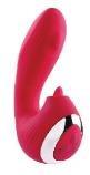 Vibrador y Estimulador Clitorial Eva Rojo