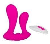 Vibrador Dual Recargable Fucsia