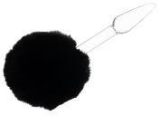 Plug Anal con Cola de Conejo Polux Negro