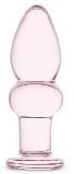Plug Anal de Vidrio Charles Rosado