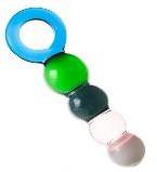 Dildo de Vidrio Justin Multicolor