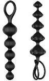 Satisfyer Love Beads - Set de Plugs Anales Negro