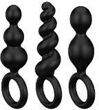 Satisfyer Booty Call - Set de Plugs Anales Negro